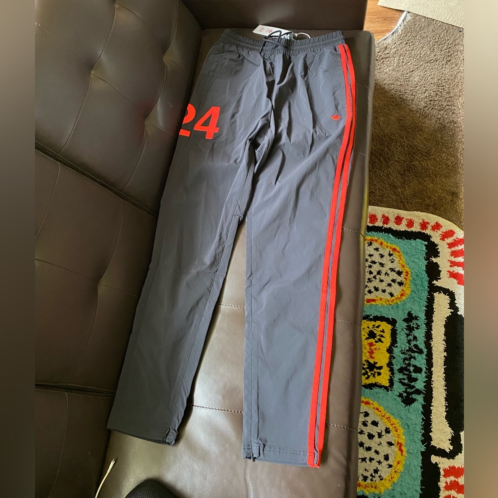 adidas Gray and Red Joggers